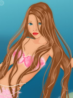 Elegant Mermaid Princess