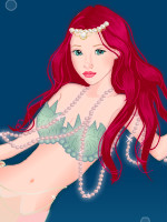 Elegant Mermaid Princess