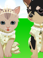 Miss Kitty and Mr. Dog