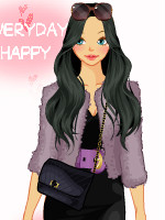 Sophisticated Purple Look