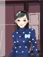 Cowl Neck Sweater Dress