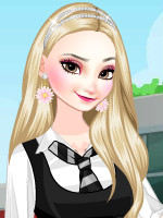 Anna and Elsa's Preppy Style