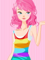 Bright Pink Hair Color