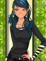 Edgy Monochromatic Look