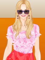 Retro-Inspired Floral Ensemble