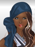 Navy Liner Evening Look