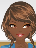 Vibrant Orange Lipstick