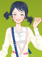 High-Fashion School Girl