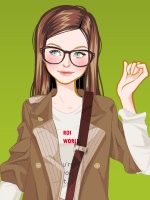 Wide-Leg Pinstripe Pants