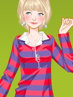 Wide-Leg Pinstripe Pants