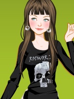 Wide-Leg Pinstripe Pants