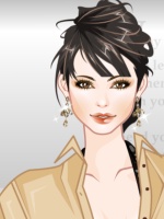 Navy Liner Evening Look