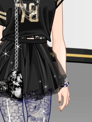 Punk-Infused Tulle Skirt Style