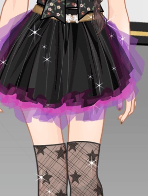 Punk-Infused Tulle Skirt Style