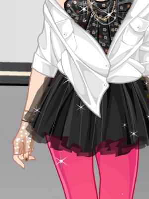 Punk-Infused Tulle Skirt Style