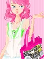 Bright Pink Hair Color