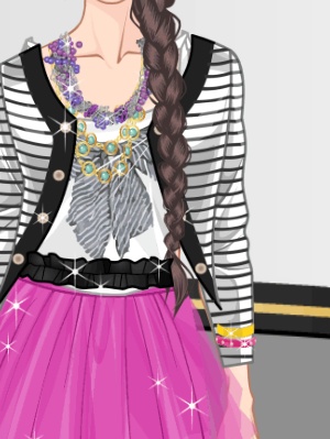 Punk-Infused Tulle Skirt Style