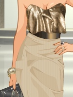 Head-to-Toe Gold Look